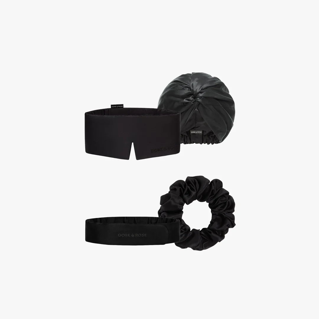Silk Hair Care Bundle — Black